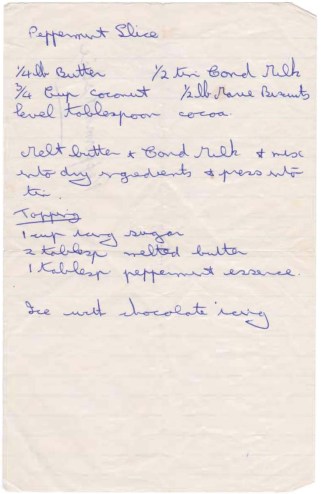 Peppermint Slice
