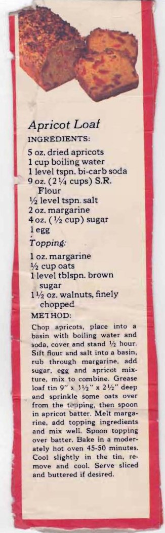 Apricot Loaf crop