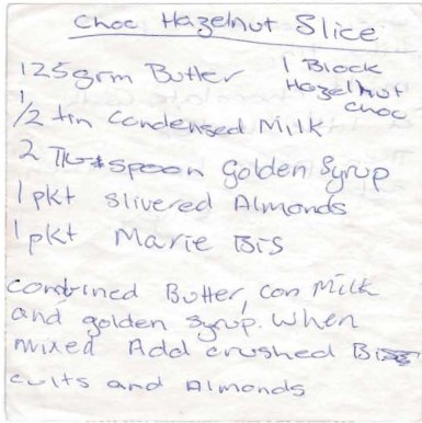 Choc Hazelnut Slice CROP