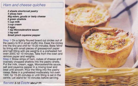 Ham & Cheese Quiches cropped