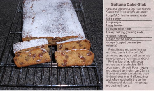 Sultana Cake-Slab