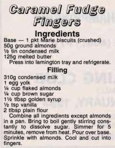 Caramel Fudge Fingers