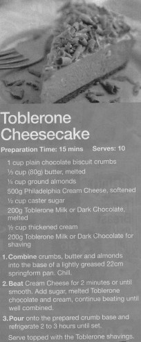 Toblerone Cheesecake Cropped