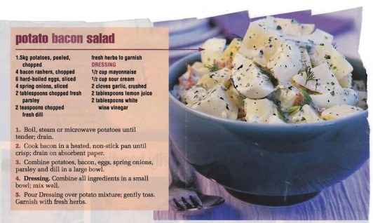Potato & Bacon Salad Crop