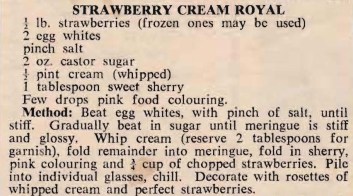 Strawberry Cream Royal