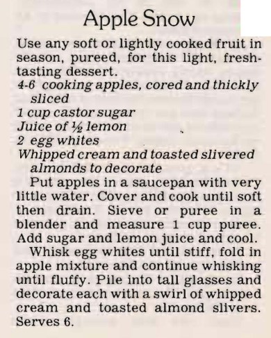 Apple Snow