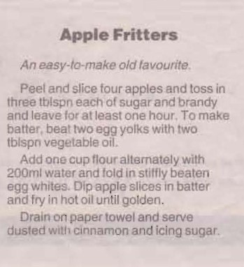Apple Fritters