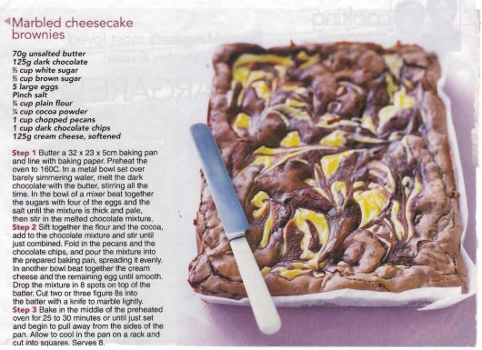 Marbled Cheesecake Brownies