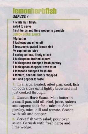 Lemon Herb Fish