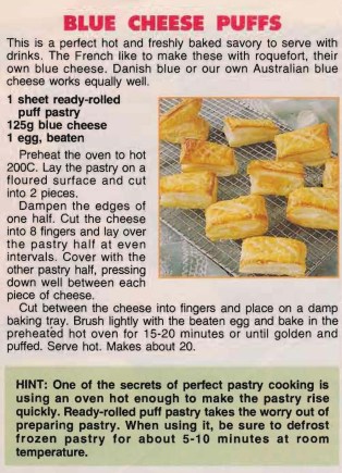 Blue Cheese Puffs