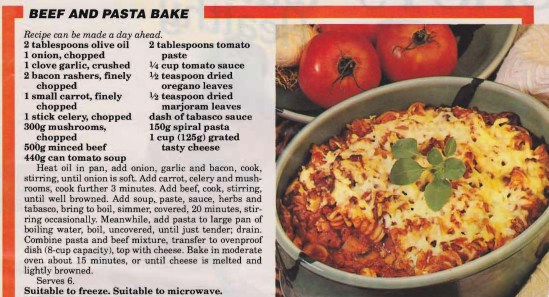 Beef & Pasta Bake