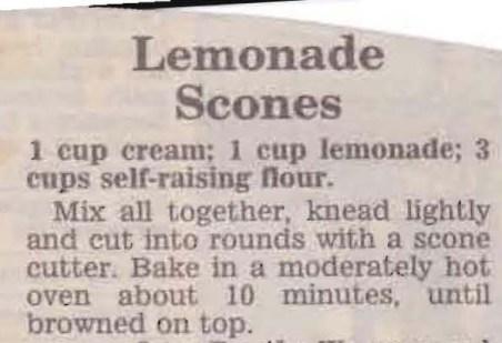 Lemonade Scones
