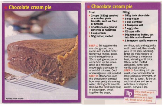 Chocolate Cream Pie