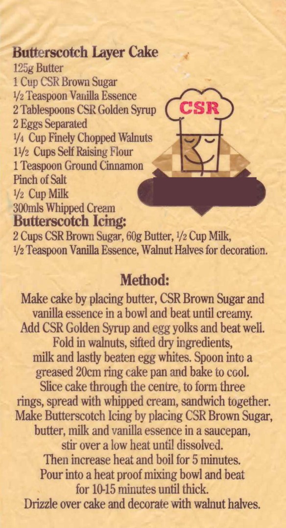 Butterscotch Layer Cake